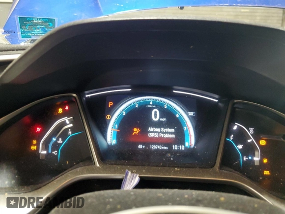 2017 Honda Civic Sedan EX with VIN 19XFC2F77HE035056, listed as a Copart auction lot 49840265 with 128,743 mi miles and Salvage Title. Bid and sale history available at carsss.com. Image 9.