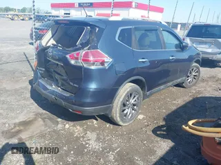 2016 Nissan Rogue SL with VIN 5N1AT2MV7GC750383, listed as a IAAI auction lot 41977801 with 167,847 mi miles and . Bid and sale history available at DreamBid. Image 4.