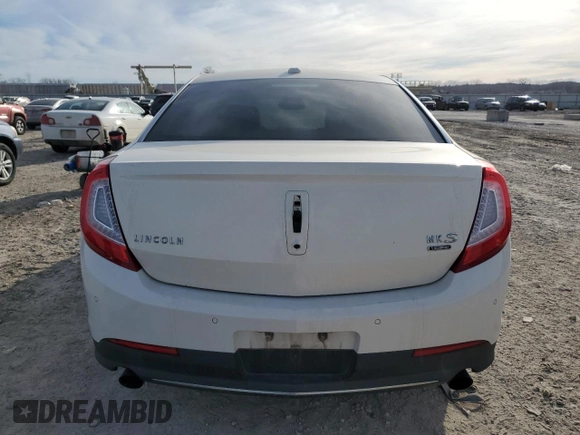 2013 Lincoln MKS EcoBoost with VIN 1LNHL9FT5DG610582, listed as a Copart auction lot 47366435 with 145,038 mi miles and Salvage title. Bid and sale history available at DreamBid. Image 6.