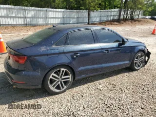 2017 Audi A3 Sedan Premium with VIN WAUB8GFF5H1026537, listed as a Copart auction lot 53865645 with 106,104 mi miles and Salvage Title. Bid and sale history available at carsss.com. Image 3.