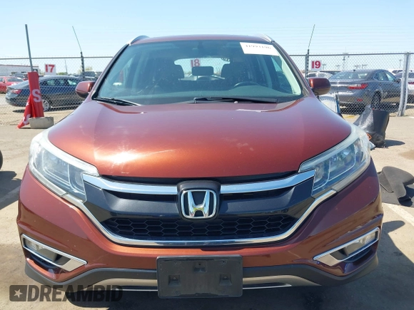 2015 Honda CR-V EX-L with VIN 2HKRM3H78FH510610, listed as a IAAI auction lot 41993196 with Not Provided miles and . Bid and sale history available at carsss.com. Image 12.