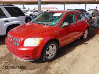 2008 Dodge Caliber SE with VIN 1B3HB28C98D677304, listed as a IAAI auction lot 41693410 with 162,676 mi miles. Bid and sale history available at carsss.com. Image 2.