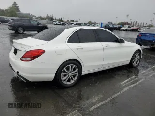 2016 Mercedes-Benz C 300 Luxury with VIN 55SWF4KB5GU109093, listed as a Copart auction lot 48825165 with 78,322 mi miles and Salvage Title. Bid and sale history available at carsss.com. Image 3.