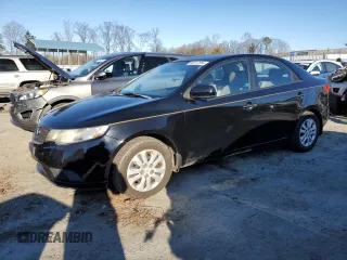 2010 Kia Forte LX with VIN KNAFT4A26A5821341, listed as a Copart auction lot 86717854 with 93,640 mi miles and Salvage Title. Bid and sale history available at carsss.com. Image 1.