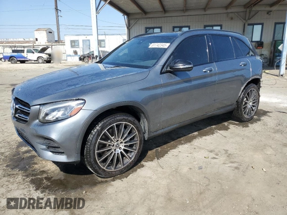 2019 Mercedes-Benz GLC 300 with VIN WDC0G4KB4KV195778, listed as a Copart auction lot 61742345 with 134,181 mi miles and Salvage title. Bid and sale history available at DreamBid. Image 1.