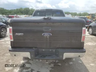 2013 Ford F-150 XL with VIN 1FTFX1ET0DFB38753, listed as a Copart auction lot 61244495 with 211,235 mi miles and Salvage title. Bid and sale history available at DreamBid. Image 6.