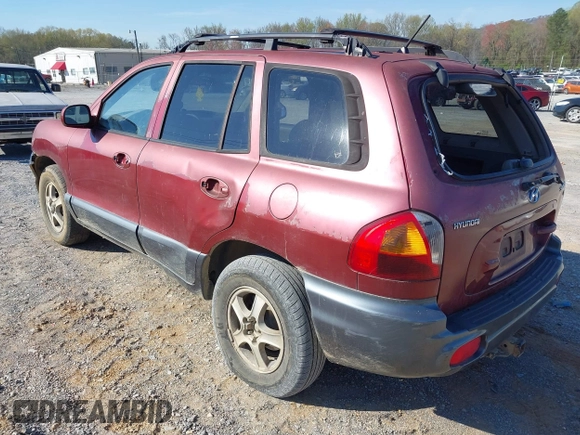 2004 Hyundai Santa Fe GLS with VIN KM8SC13D14U777995, listed as a IAAI auction lot 41874600 with 240,241 mi miles. Bid and sale history available at carsss.com. Image 3.