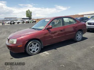 2001 Hyundai Elantra GLS with VIN KMHDN45D71U146424, listed as a Copart auction lot 60079785 with 61,648 mi miles and Salvage title. Bid and sale history available at DreamBid. Image 1.