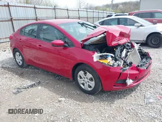 2016 Kia Forte LX with VIN KNAFK4A64G5567174, listed as a IAAI auction lot 41909602 with 75,352 mi miles. Bid and sale history available at carsss.com. Image 1.