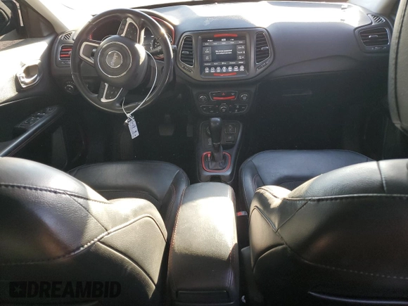 2019 Jeep Compass Trailhawk with VIN 3C4NJDDB8KT748104, listed as a Copart auction lot 87059844 with 112,934 mi miles and Salvage Title. Bid and sale history available at carsss.com. Image 8.
