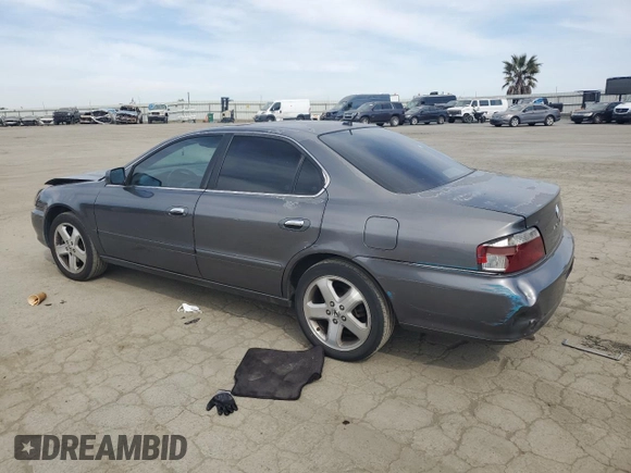 2003 Acura TL Type S w/Navigation System with VIN 19UUA56953A004997, listed as a Copart auction lot 48595595 with 201,470 mi miles and Salvage Title. Bid and sale history available at carsss.com. Image 2.