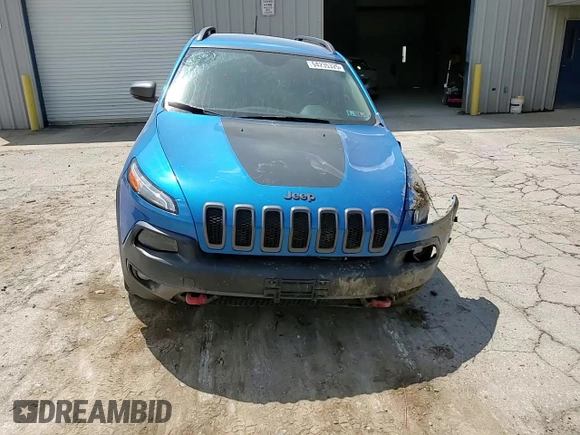 2018 Jeep Cherokee Trailhawk with VIN 1C4PJMBB4JD502876, listed as a Copart auction lot 54235325 with 87,635 mi miles and Salvage title. Bid and sale history available at DreamBid. Image 14.