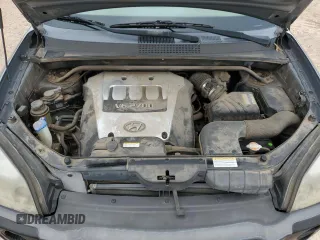 2007 Hyundai Tucson SE with VIN KM8JN12D07U520418, listed as a Copart auction lot 41568235 with 64,256 mi miles and Salvage Title. Bid and sale history available at carsss.com. Image 12.