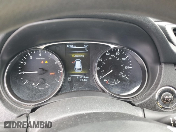 2016 Nissan Rogue SL with VIN 5N1AT2MV8GC890541, listed as a Copart auction lot 76716473 with 113,133 mi miles and Salvage Title. Bid and sale history available at DreamBid. Image 9.