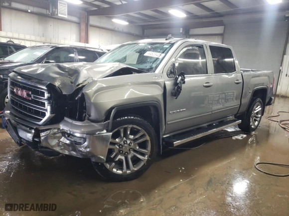 2017 GMC Sierra 1500 SLE with VIN 3GTU2MEC9HG177160, listed as a Copart auction lot 44523425 with 249,374 mi miles and Salvage Title. Bid and sale history available at carsss.com. Image 1.