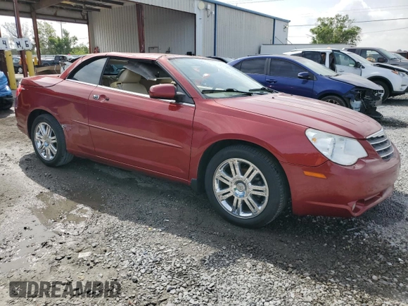 2008 Chrysler Sebring Limited with VIN 1C3LC65M58N101007, listed as a Copart auction lot 50083235 with 74,516 mi miles and Salvage title. Bid and sale history available at DreamBid. Image 4.