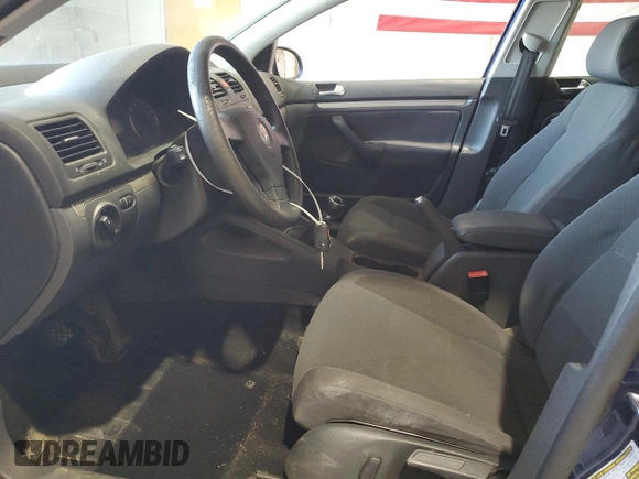 2007 Volkswagen Rabbit with VIN WVWCS71K87W213723, listed as a Copart auction lot 54161525 with 163,836 mi miles and Salvage title. Bid and sale history available at DreamBid. Image 7.