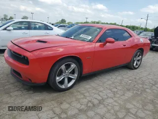 2017 Dodge Challenger R/T with VIN 2C3CDZBT5HH601073, listed as a Copart auction lot 56484665 with 95,911 mi miles and Salvage title. Bid and sale history available at DreamBid. Image 1.
