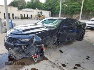 2021 Chevrolet Camaro 1LT with VIN 1G1FB1RS0M0131460, listed as a Copart auction lot 56467705 with 15,448 mi miles and Salvage title. Bid and sale history available at DreamBid. Image 1.