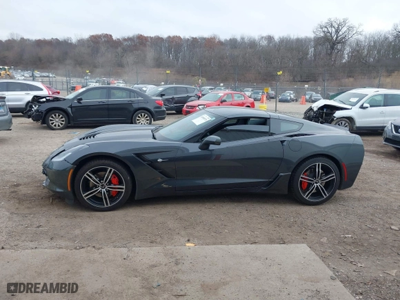 2017 Chevrolet Corvette 2LT with VIN 1G1YD2D74H5107974, listed as a IAAI auction lot 40990975 with 43,656 mi miles. Bid and sale history available at carsss.com. Image 14.