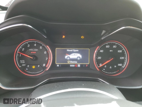 2023 Chevrolet TrailBlazer RS with VIN KL79MUSL5PB211815, listed as a Copart auction lot 48039344 with 5,550 mi miles and . Bid and sale history available at DreamBid. Image 9.
