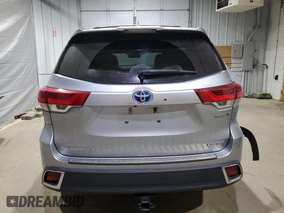 2019 Toyota Highlander Hybrid Limited with VIN 5TDDGRFH2KS059386, listed as a Copart auction lot 60531725 with 97,205 mi miles and Salvage title. Bid and sale history available at DreamBid. Image 6.