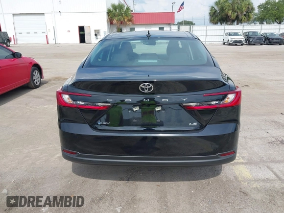 2025 Toyota Camry LE with VIN 4T1DAACK2SU546534, listed as a IAAI auction lot 42202582 with 11,087 mi miles and . Bid and sale history available at DreamBid. Image 16.