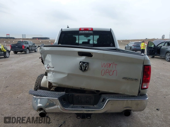 2018 Ram 1500 Big Horn with VIN 1C6RR7LT2JS329940, listed as a IAAI auction lot 41936862 with 265,474 mi miles and . Bid and sale history available at DreamBid. Image 16.