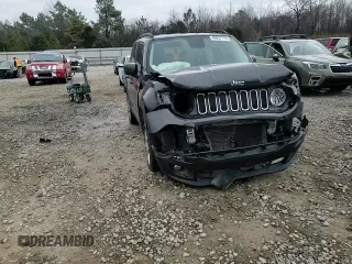 2016 Jeep Renegade Latitude with VIN ZACCJBBT6GPD71018, listed as a Copart auction lot 46037715 with 107,476 mi miles and Salvage Title. Bid and sale history available at carsss.com. Image 12.