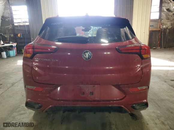 2020 Buick Encore GX Preferred with VIN KL4MMCSL3LB110249, listed as a Copart auction lot 52166315 with 65,049 mi miles and Salvage Title. Bid and sale history available at carsss.com. Image 6.
