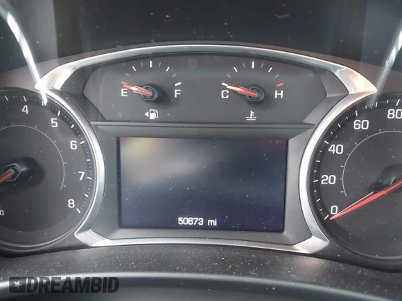 2020 Chevrolet Equinox LT with VIN 2GNAXLEX7L6276783, listed as a IAAI auction lot 41761946 with 50,673 mi miles. Bid and sale history available at carsss.com. Image 15.