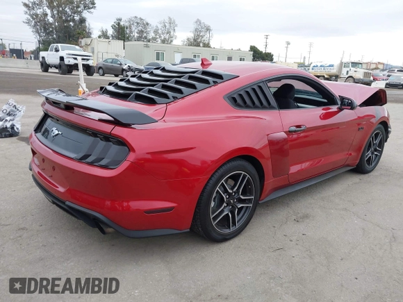 2020 Ford Mustang EcoBoost with VIN 1FA6P8TH4L5189982, listed as a IAAI auction lot 42065871 with 67,942 mi miles. Bid and sale history available at carsss.com. Image 4.
