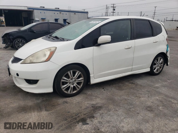 2009 Honda Fit Sport with VIN JHMGE88409S066991, listed as a Copart auction lot 52823425 with 275,722 mi miles and Salvage Title. Bid and sale history available at carsss.com. Image 1.