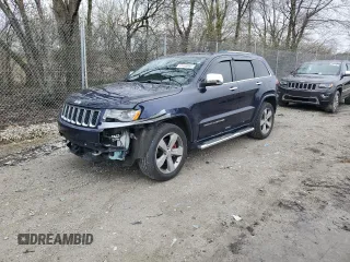 2014 Jeep Grand Cherokee Overland with VIN 1C4RJFCT2EC146306, listed as a Copart auction lot 51469995 with 150,849 mi miles and Salvage Title. Bid and sale history available at DreamBid. Image 1.
