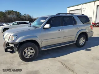 2002 Toyota Sequoia Limited with VIN 5TDZT38A42S087785, listed as a Copart auction lot 87659215 with 366,459 mi miles and Salvage Title. Bid and sale history available at carsss.com. Image 1.