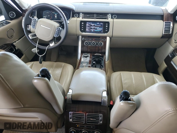 2013 Land Rover Range Rover HSE with VIN SALGS2DF9DA105504, listed as a Copart auction lot 48375135 with 196,931 mi miles and Salvage title. Bid and sale history available at DreamBid. Image 8.