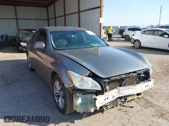 2012 Infiniti M37 with VIN JN1BY1AP0CM335181, listed as a IAAI auction lot 41563791 with 110,316 mi miles. Bid and sale history available at carsss.com. Image 1.