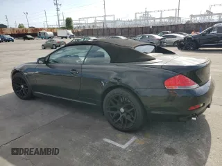 2005 BMW 6 Series 645Ci with VIN WBAEK73455B328546, listed as a Copart auction lot 54696625 with 121,804 mi miles and Salvage Title. Bid and sale history available at carsss.com. Image 2.