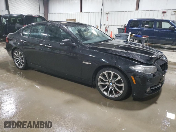 2016 BMW 5 Series 528i xDrive with VIN WBA5A7C53GG146863, listed as a Copart auction lot 52682925 with 162,383 mi miles and Salvage Title. Bid and sale history available at carsss.com. Image 4.
