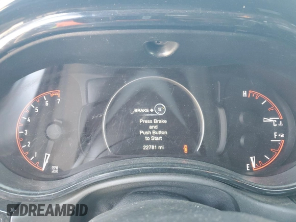 2022 Dodge Durango GT Plus with VIN 1C4RDJDG5NC185208, listed as a Copart auction lot 54416785 with 22,781 mi miles and Salvage title. Bid and sale history available at DreamBid. Image 9.