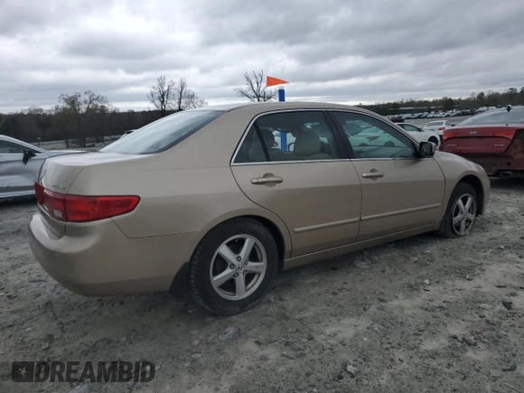 2005 Honda Accord EX with VIN 1HGCM56715A084836, listed as a Copart auction lot 50149345 with 162,872 mi miles and Salvage Title. Bid and sale history available at DreamBid. Image 3.