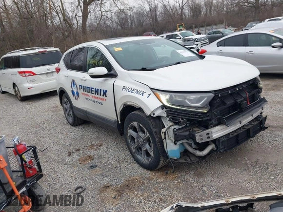 2017 Honda CR-V EX with VIN 2HKRW2H56HH682396, listed as a IAAI auction lot 41569854 with 74,392 mi miles. Bid and sale history available at carsss.com. Image 1.