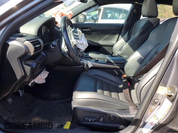 2015 Lexus IS 250 with VIN JTHCF1D22F5020807, listed as a Copart auction lot 48802575 with 106,707 mi miles and Salvage Title. Bid and sale history available at DreamBid. Image 7.