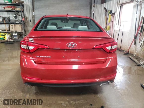2017 Hyundai Sonata 2.4L with VIN 5NPE24AF9HH530282, listed as a Copart auction lot 51539005 with 109,626 mi miles and Salvage Title. Bid and sale history available at DreamBid. Image 6.