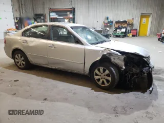 2007 Kia Optima EX with VIN KNAGE124675137864, listed as a Copart auction lot 87433434 with 141,682 mi miles and Salvage Title. Bid and sale history available at carsss.com. Image 4.