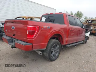 2023 Ford F-150 XL with VIN 1FTFW1E58PKF53254, listed as a IAAI auction lot 41250776 with 1 mi miles. Bid and sale history available at carsss.com. Image 4.