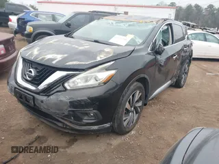 2015 Nissan Murano Platinum with VIN 5N1AZ2MG0FN218749, listed as a IAAI auction lot 41526186 with 206,492 mi miles and . Bid and sale history available at DreamBid. Image 16.