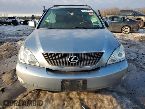 2007 Lexus RX 350 with VIN 2T2HK31U47C018559, listed as a Copart auction lot 48713435 with Not Provided miles and Salvage Title. Bid and sale history available at DreamBid. Image 5.
