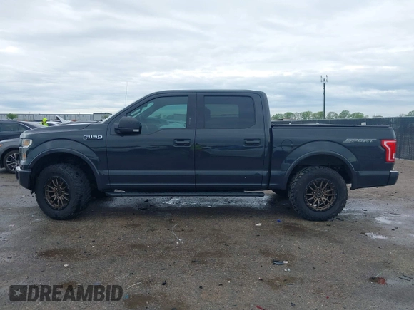 2016 Ford F-150 XL with VIN 1FTEW1CF1GKD72696, listed as a IAAI auction lot 41911550 with 163,427 mi miles and . Bid and sale history available at carsss.com. Image 14.