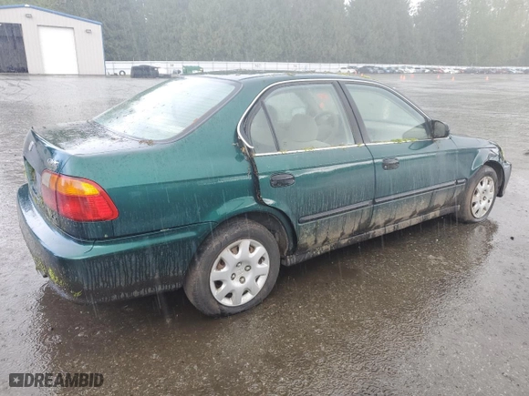 2000 Honda Civic LX with VIN 1HGEJ6678YL008692, listed as a Copart auction lot 53534795 with 305,759 mi miles and Clean Title. Bid and sale history available at carsss.com. Image 3.